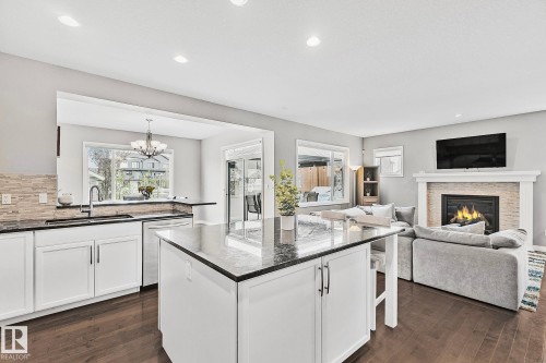 22131 95 Avenue, Edmonton, AB - Indoor With Fireplace