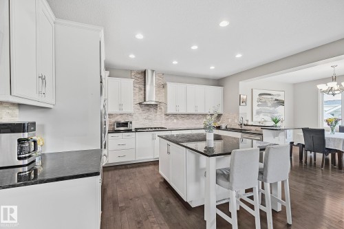 22131 95 Avenue, Edmonton, AB - Indoor Photo Showing Kitchen With Upgraded Kitchen