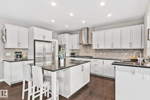 22131 95 Avenue, Edmonton, AB - Indoor Photo Showing Kitchen With Upgraded Kitchen