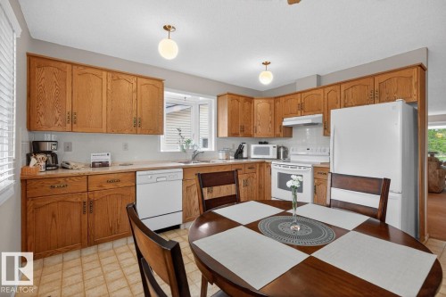 3516 37 Street, Edmonton, AB - Indoor Photo Showing Kitchen With Double Sink