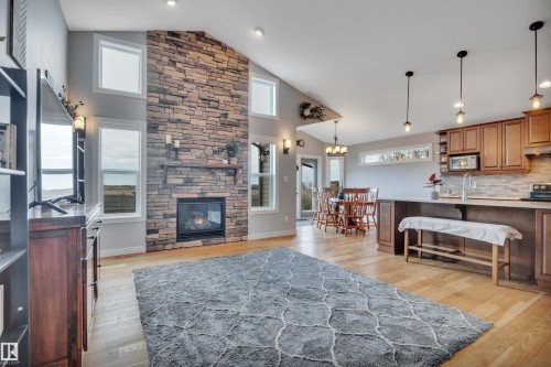 552 Reynalds Wynd, Leduc, AB - Indoor With Fireplace