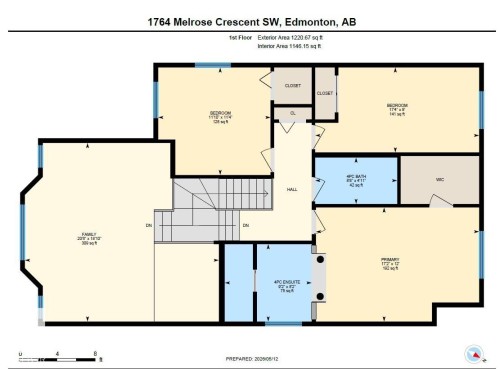 Floor plan - 1764 Melrose Crescent, Edmonton, AB 