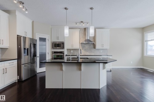 1007 173 Street, Edmonton, AB - Indoor Photo Showing Kitchen With Upgraded Kitchen