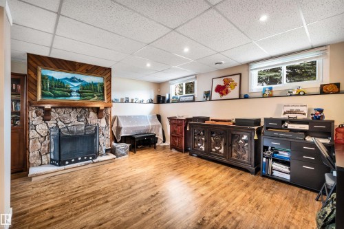 96 Arlington Drive, St. Albert, AB - Indoor With Fireplace