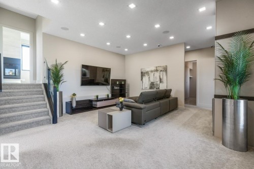 Upstairs Family room featuring ample Activity Space, and Wet Bar - 5536 Chegwin Point(E), Edmonton, AB - Indoor