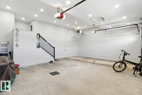 Triple Car Garage - 5536 Chegwin Point(E), Edmonton, AB - Indoor Photo Showing Garage