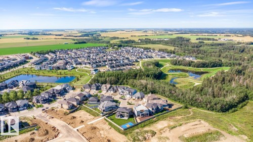 Aerial Photo of the Home, Lot, and Surrounding Area - 5536 Chegwin Point(E), Edmonton, AB - Outdoor With View