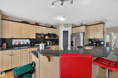 4333 Mcmullen Way Sw, Edmonton, AB - Indoor Photo Showing Kitchen With Double Sink
