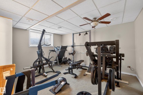 4333 Mcmullen Way Sw, Edmonton, AB - Indoor Photo Showing Gym Room