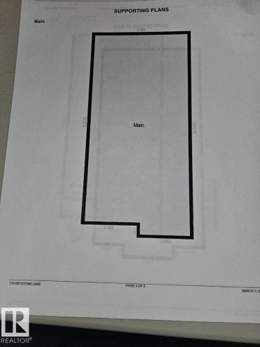 Floor plan - 115 Keystone Lane, Leduc, AB - Other