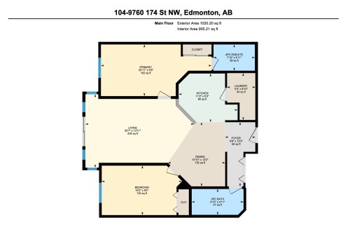 Floor plan - 104 9760 174 Street, Edmonton, AB - Other