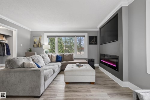 9344 63 Avenue, Edmonton, AB - Indoor Photo Showing Living Room