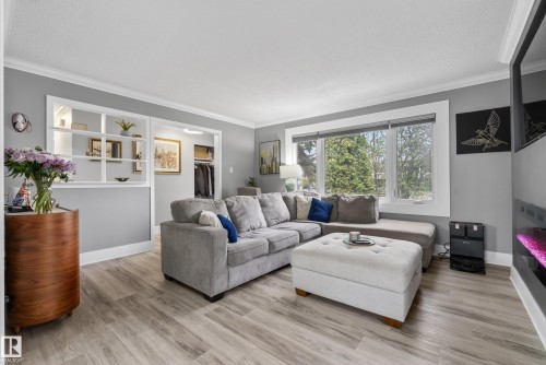 9344 63 Avenue, Edmonton, AB - Indoor Photo Showing Living Room