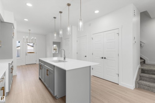 20615 43 Avenue, Edmonton, AB - Indoor Photo Showing Kitchen With Upgraded Kitchen