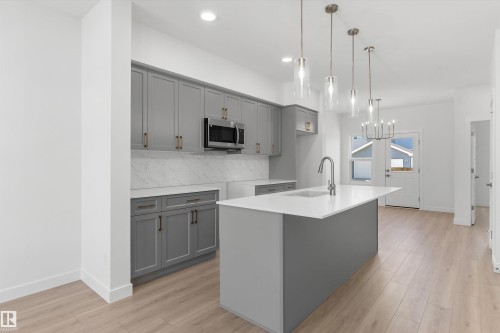 20615 43 Avenue, Edmonton, AB - Indoor Photo Showing Kitchen With Upgraded Kitchen