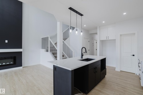 6219 29 Avenue, Edmonton, AB - Indoor With Fireplace