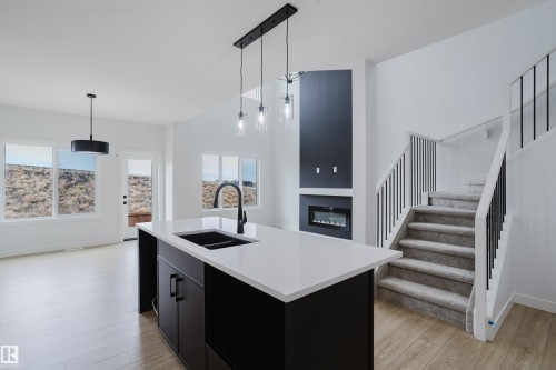 6219 29 Avenue, Edmonton, AB - Indoor Photo Showing Kitchen With Double Sink