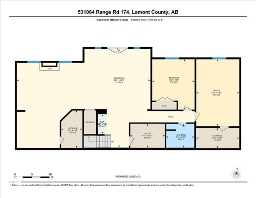 Floor plan - 531064 Range Road 174, Rural Lamont County, AB - Other