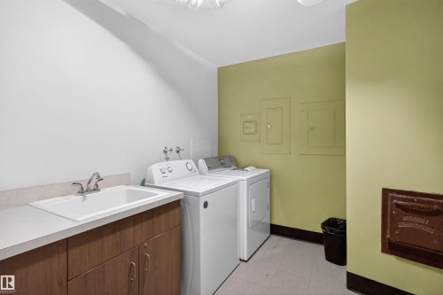 304 12207 Jasper Avenue, Edmonton, AB - Indoor Photo Showing Laundry Room
