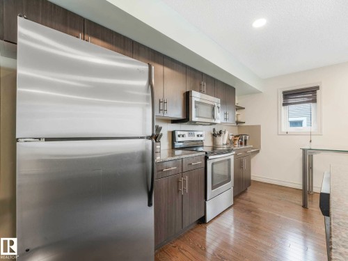 66 5317 3 Avenue, Edmonton, AB - Indoor Photo Showing Kitchen With Stainless Steel Kitchen