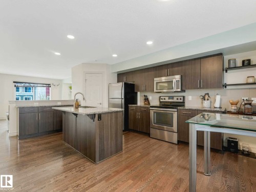66 5317 3 Avenue, Edmonton, AB - Indoor Photo Showing Kitchen With Stainless Steel Kitchen With Upgraded Kitchen
