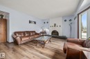 8812 135 Avenue, Edmonton, AB  - Indoor Photo Showing Living Room With Fireplace 