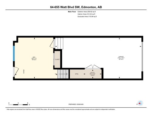 Floor plan - 64 655 Watt Boulevard, Edmonton, AB - Other