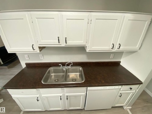 302 10826 113 Street, Edmonton, AB - Indoor Photo Showing Kitchen With Double Sink