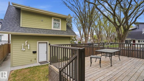 11002 University Avenue, Edmonton, AB - Outdoor With Deck Patio Veranda With Exterior