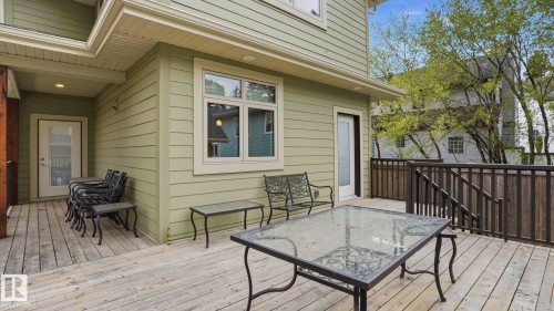 11002 University Avenue, Edmonton, AB - Outdoor With Deck Patio Veranda With Exterior