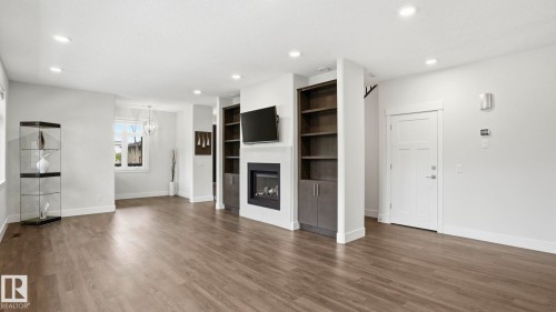 11002 University Avenue, Edmonton, AB - Indoor Photo Showing Other Room With Fireplace