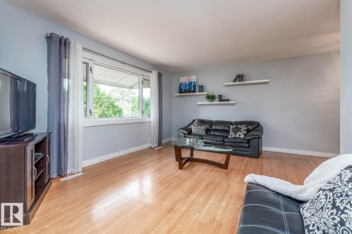 10812 52 Avenue, Edmonton, AB - Indoor Photo Showing Living Room