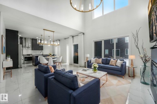 5741 Kootook Way, Edmonton, AB - Indoor Photo Showing Living Room