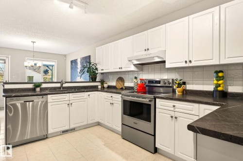 316 Wild Rose Way, Edmonton, AB - Indoor Photo Showing Kitchen
