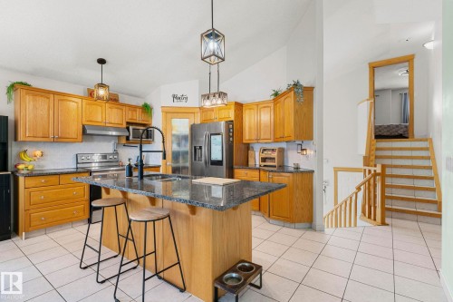 16513 67A Street, Edmonton, AB - Indoor Photo Showing Kitchen With Double Sink