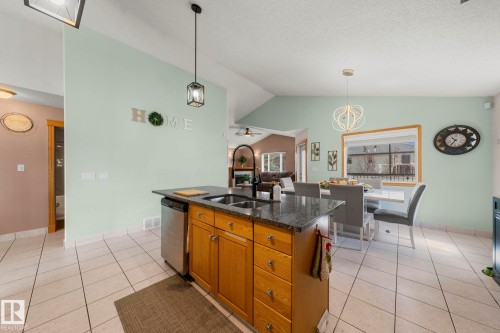 16513 67A Street, Edmonton, AB - Indoor Photo Showing Kitchen With Double Sink