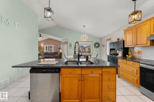 16513 67A Street, Edmonton, AB - Indoor Photo Showing Kitchen With Double Sink