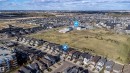 Aerial perspective showcasing a residential neighborhood with diverse housing styles - 9651 229 Street, Edmonton, AB  - Outdoor With View 