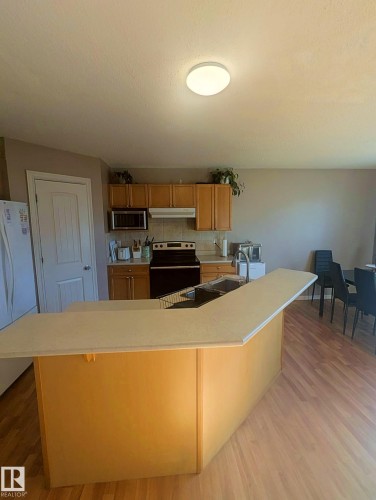 3927 160 Avenue, Edmonton, AB - Indoor Photo Showing Kitchen With Double Sink
