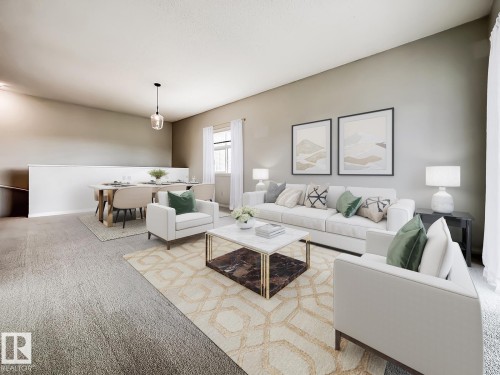 14 3040 Spence Wynd, Edmonton, AB - Indoor Photo Showing Living Room