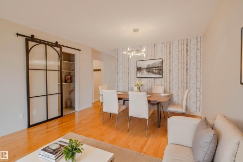 Hardwood-style flooring throughout - 5935 189 Street, Edmonton, AB - Indoor