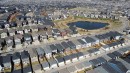 Expansive residential development featuring a central pond - 1231 Watt Drive, Edmonton, AB  - Outdoor With View 