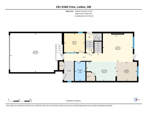 Floor plan - 151 Kidd Crescent, Leduc, AB - Other