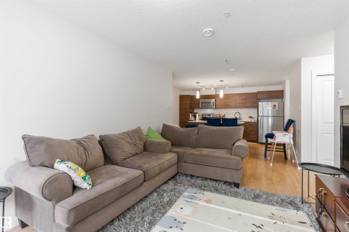 110 9517 160 Avenue, Edmonton, AB - Indoor Photo Showing Living Room