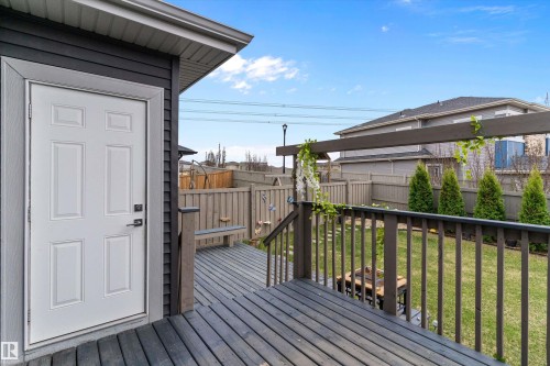 8729 Carson Way, Edmonton, AB - Outdoor With Deck Patio Veranda With Exterior