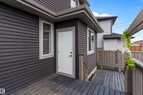 8729 Carson Way, Edmonton, AB - Outdoor With Deck Patio Veranda With Exterior