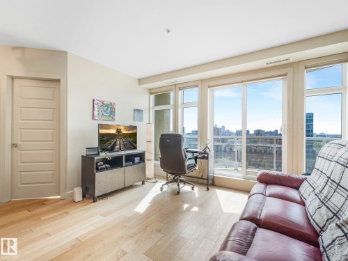 801 10388 105 Street, Edmonton, AB - Indoor Photo Showing Living Room