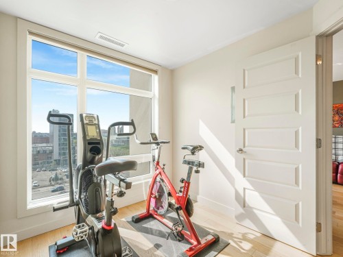 801 10388 105 Street, Edmonton, AB - Indoor Photo Showing Gym Room