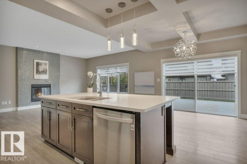 1958 Ainslie Link, Edmonton, AB - Indoor Photo Showing Kitchen With Double Sink