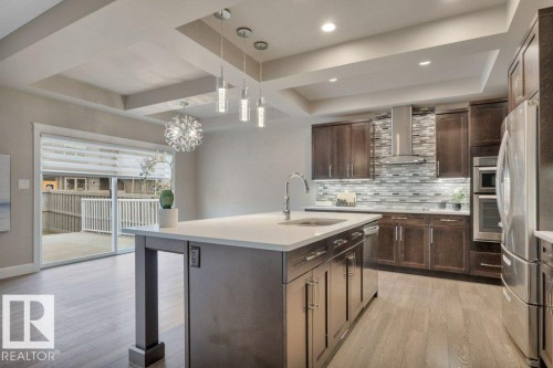 1958 Ainslie Link, Edmonton, AB - Indoor Photo Showing Kitchen With Upgraded Kitchen